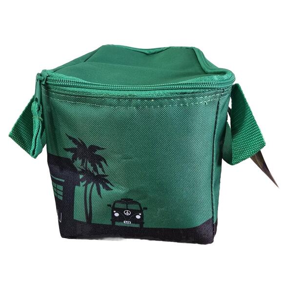 Trader Joe's MINI Insulated Cooler Tote Bag GREEN NWT - Picture 2 of 8